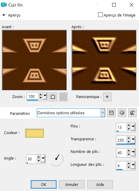Fonds filtre série 18