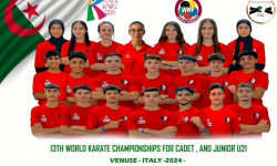 Karaté 9-13 Octobre 2024 l'EN participe aux Championnat du Monde des Jeunes (U17, U19 et U21)
