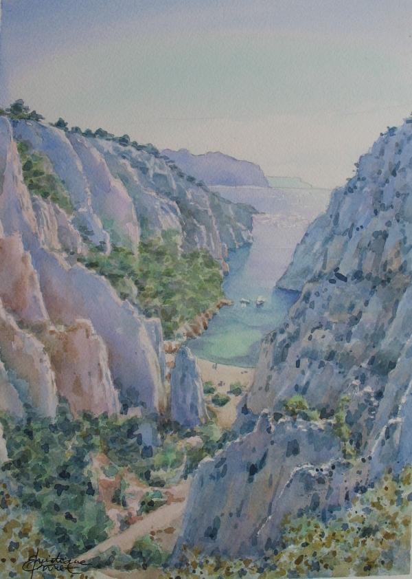 Aquarelles de : Christiane Prévost