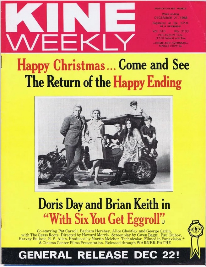 WITH SIX YOU GET EGGROLL box office usa 1968
