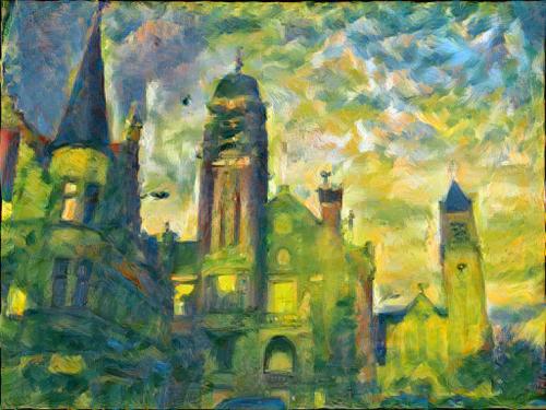 Beffroi de Warneton (creator.nightcafe.studio)