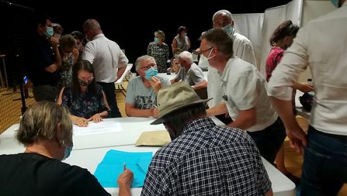 Allevard: 57 % de votant !