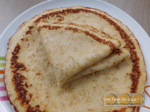 Crêpes aux flocons d'avoine