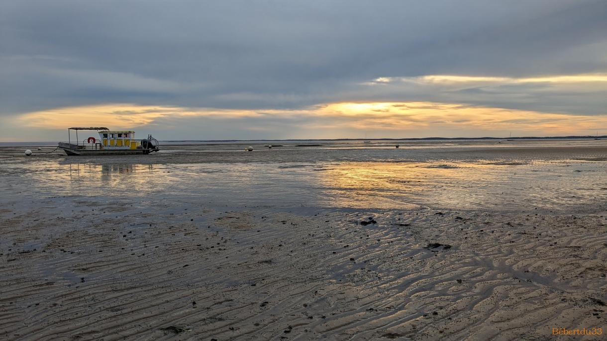 coucher de soleil à ...