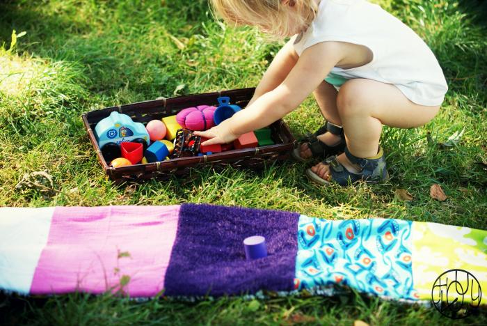 DIY - Tuto : Le tapis des couleurs