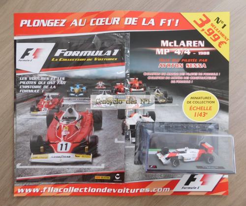 N° 1 Formula 1 la collection de voitures - Lancement