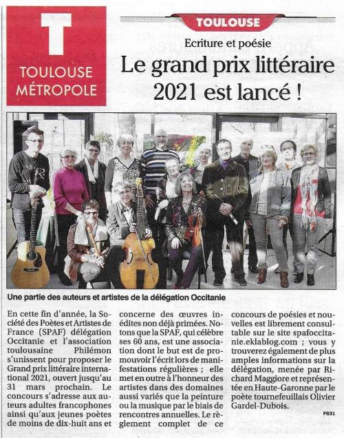 ANNONCES DU CONCOURS