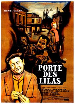 PORTE DES LILAS BOX OFFICE FRANCE 1957 AFFICHE DE RENE PERON