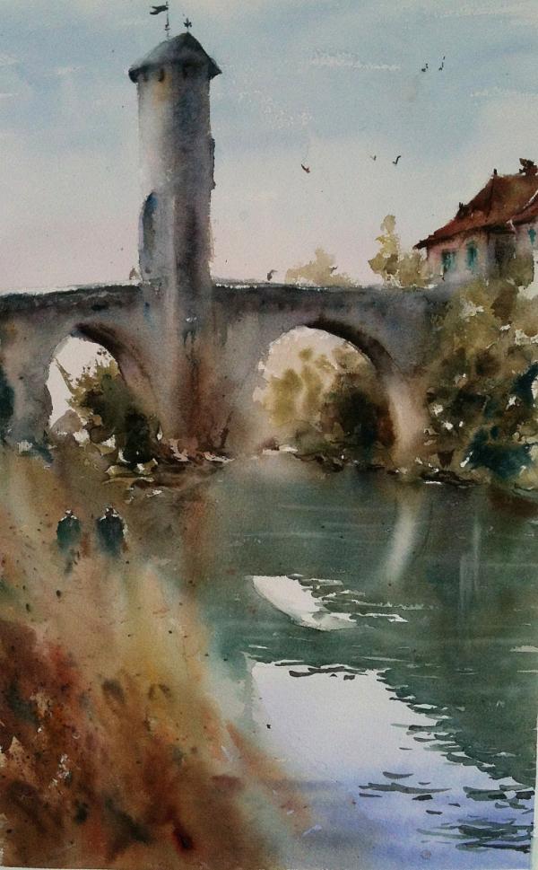 Aquarelles de : Jean Luc Decron