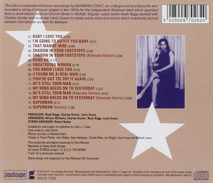 Barbara Stant : CD " That Man Of Mine " Soulscape Records SSCD 7026 [ EU ]