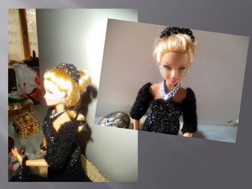 Barbie:créations / stylistes 2015 "La petite robe noire ( 11)