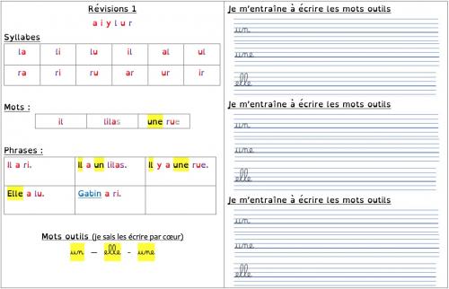 Lecture adaptée : Révisions n°1