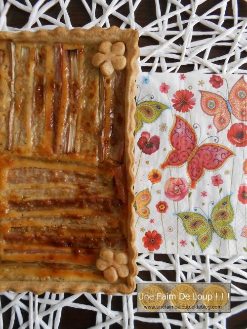 Tarte à la rhubarbe