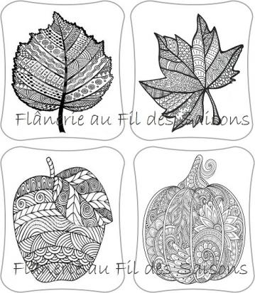 Zen coloriage Automne (2) !