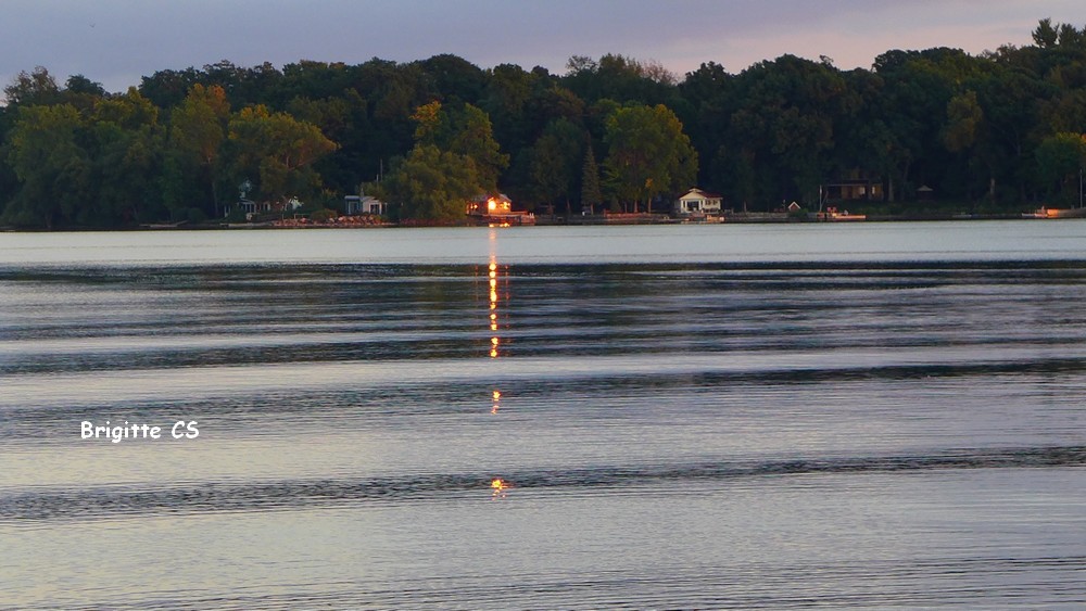 Croisière sur le Saint-Laurent, dans le Parc Naturel des Mille Iles au Canada...