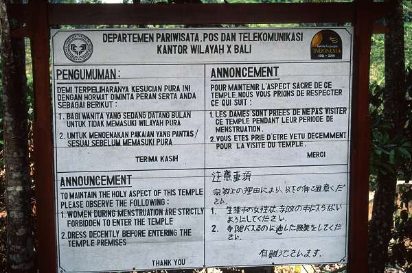 "Bali, l'île des dieux", une conférence de Jean Ponsignon pour l'A.C.C.