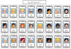 Un qui est-ce pour l'oral