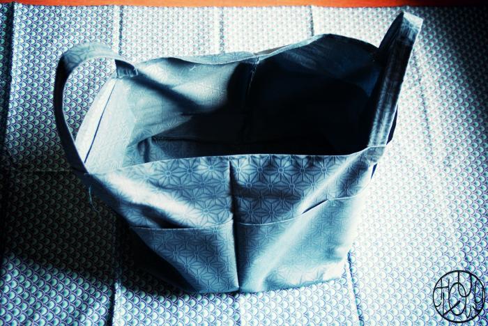 Petites pochettes bleues