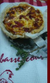 QUICHETTES AUX BACON,FROMAGE