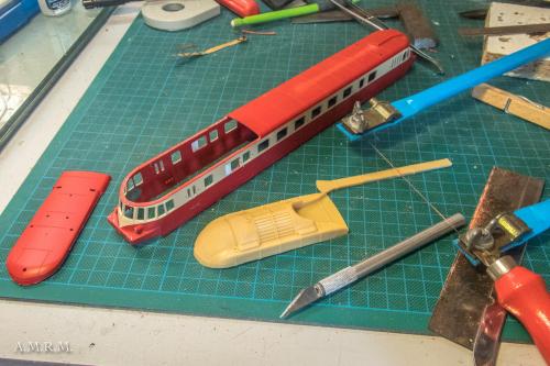 Construction d'un autorail ADP sur base Electrotren