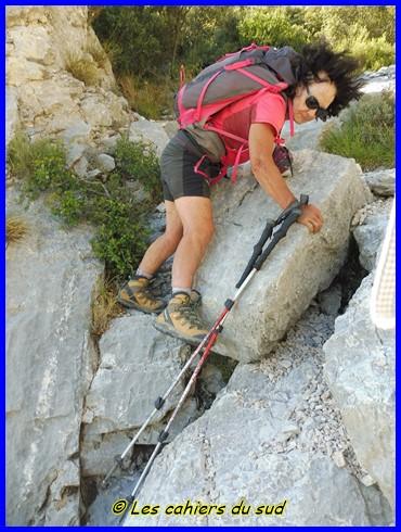 sainte Victoire, le col Saint Ser, le vallon de Bramefan