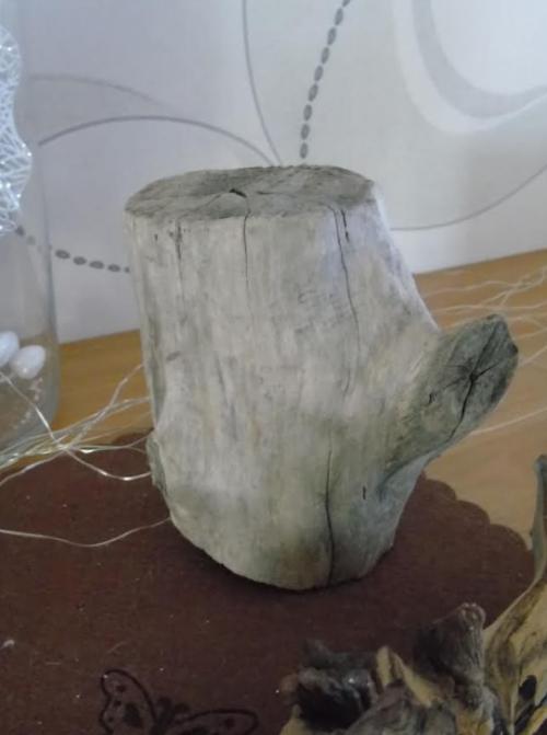 Le bois flotté et le verre de mer avec Thérèse.T