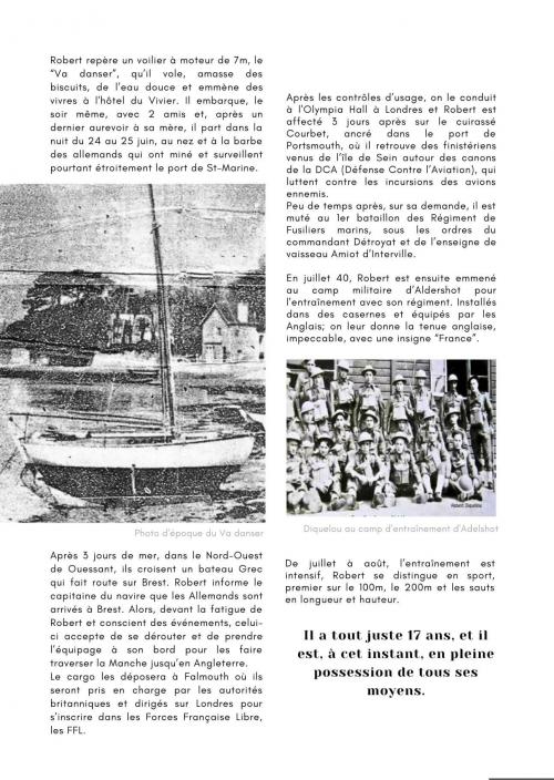 * Histoire de Robert DIQUELOU (BFM, 1er RFM)