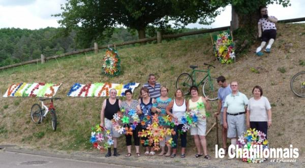 Le passage du Tour de France à Courcelles