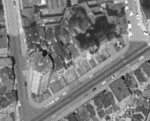 Temple Antoiniste Boulevard Guillaume Van Haelen 132, Forest, en 1971 (ici.be)
