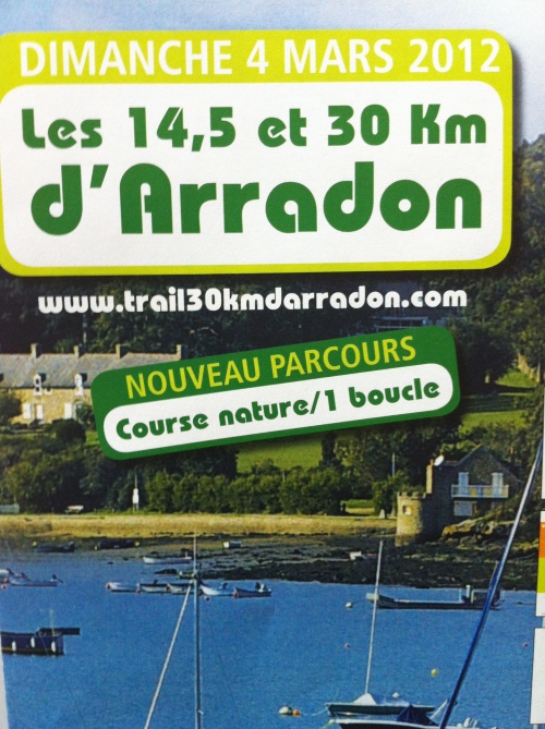 Les 14,5 et 30 km d'Arradon - Dimanche 4 mars 2012 
