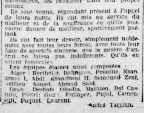 1927 Oran-Alger match de sélections