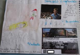 Son premier carnet de voyage à 5 ans 1/2