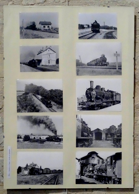 Une très belle exposition sur les 150 ans de la voie ferrée de Ravières à Châtillon sur Seine, à eu lieu Jully, dans l'Yonne