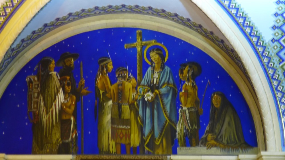 La chapelle de l'Immaculée Conception - Basilique Sainte-Anne-de-Beaupré Québec...