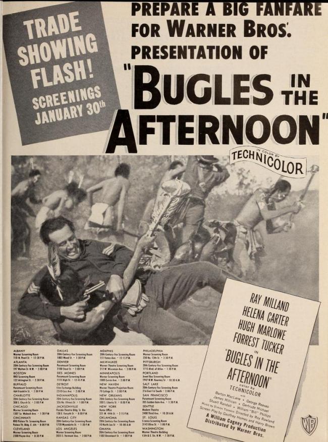 BOX OFFICE USA DU 26 FEVRIER 1952 AU 3 MARS 1952