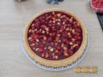 Financier fruits rouges & ganache chocolat blanc