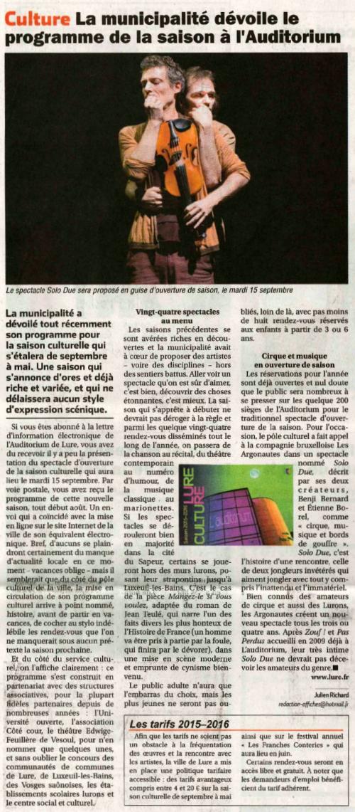 Revue de presse 