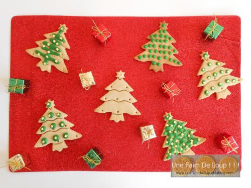Sablés sapins à l'anis