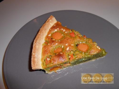 Tarte aux abricots & crème de pistache