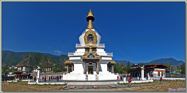 Blog de images-du-pays-des-ours : Images du Pays des Ours (et d'ailleurs ...), Entrez dans le panorama 3D sur le National Memorial Chorten - Thimphu - Bhoutan