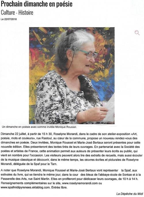 DIMANCHE EN POESIE