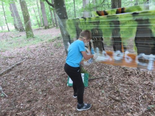 Tom et Marie, graffeurs