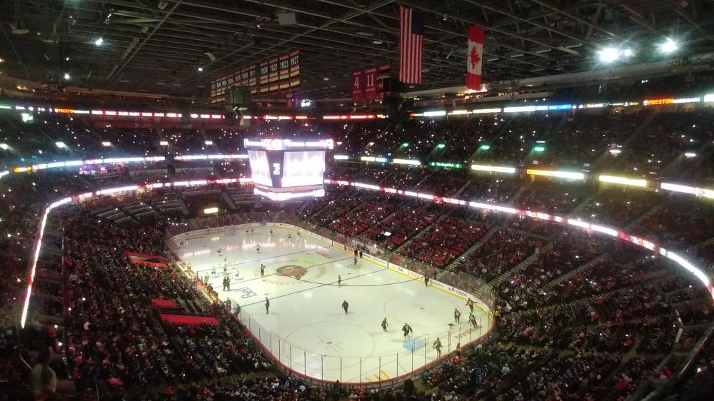 Ottawa Senators Home Opener Againt Toronto Maple Leafs on October 14th 2021