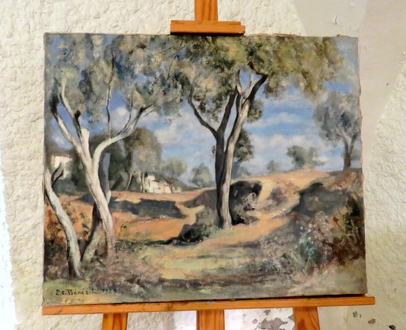Emmanuel-Charles Bénézit, peintre réputé du XXème siècle, tissa des liens avec le Châtillonnais....