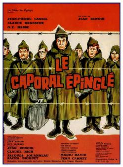 LE CAPORAL EPINGLE BOX OFFICE FRANCE 1962 AFFICHE DE VANNI TEALDI