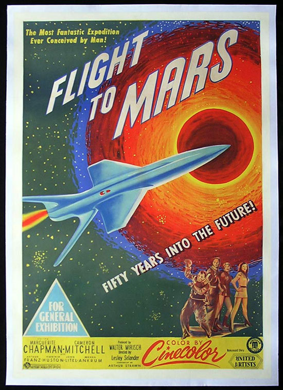 FLIGHT TO MARS BOX OFFICE USA 1951