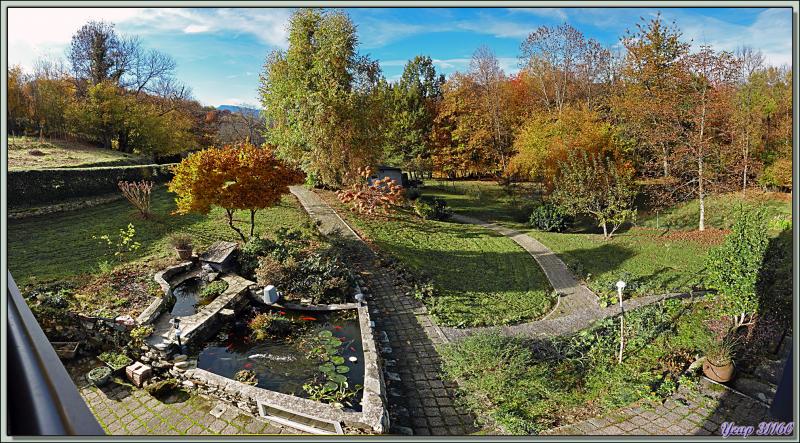 Vue automnale à partir du balcon - Lartigau - Milhas - 31