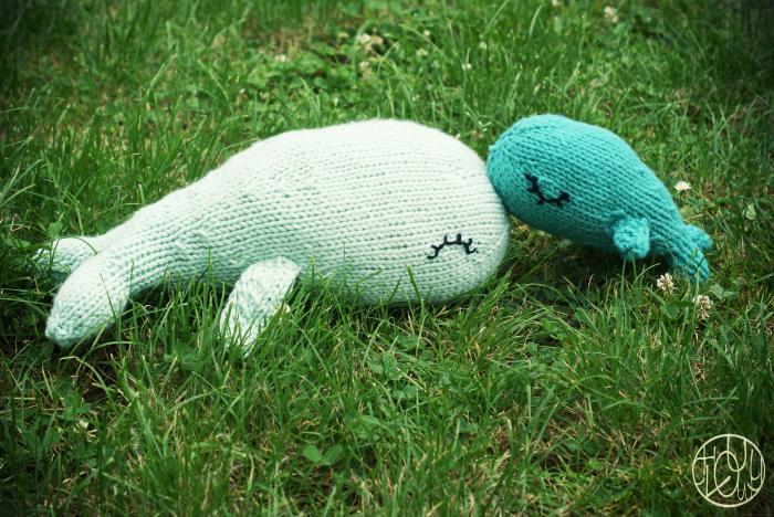 Des petites baleines pour le futur habitant du terrier...