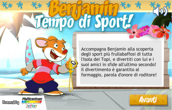 Bejamin, tempo di sport!