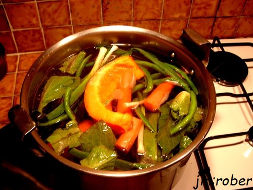 Temps froid et humide ,une bonne soupe de légumes